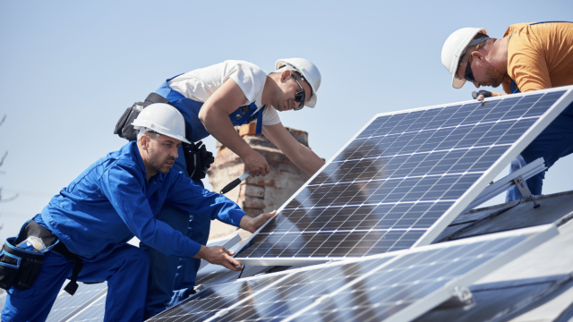 placing solar panels to obtain BREEAM certification